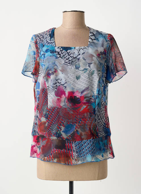 Top bleu GUY DUBOUIS femme