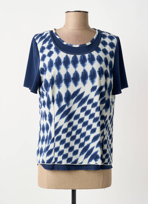 T-shirt bleu GUY DUBOUIS femme