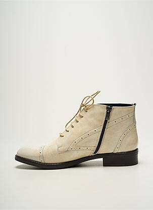Bottines/boots talon bas talon plat jusqu'à 3cm beige DORKING femme