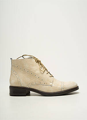 Bottines/boots talon bas talon plat jusqu'à 3cm beige DORKING femme