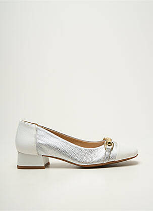 Ballerines talon bas talon plat jusqu'à 3cm argent DORKING femme