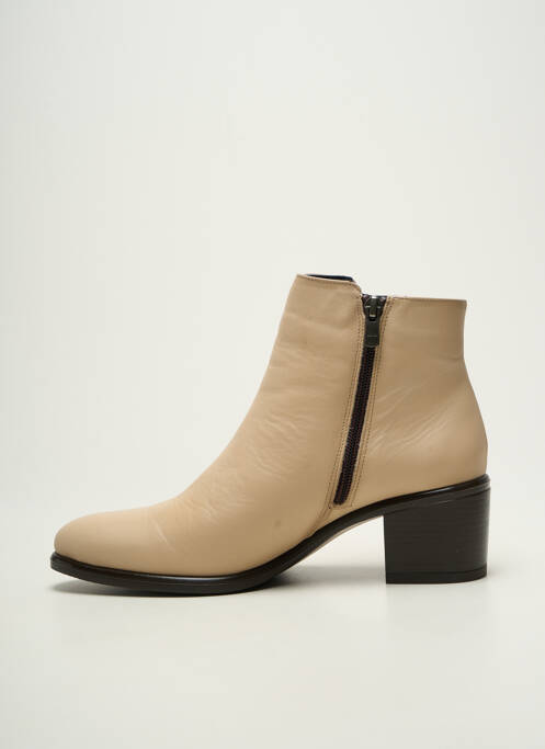 Bottines/boots talon bottier talon de 4 à 6cm beige FLUCHOS femme
