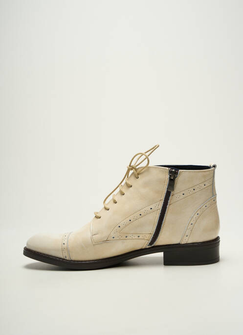 Bottines/boots talon bas talon plat jusqu'à 3cm beige DORKING femme