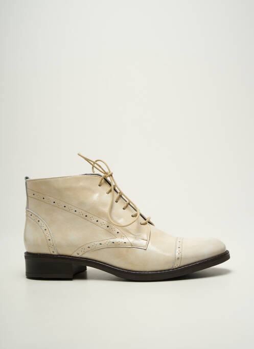 Bottines/Boots beige DORKING femme