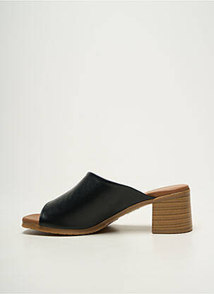 Mules/sabots bout ouvert talon de 4 à 6cm noir STUDIO SCARPE femme