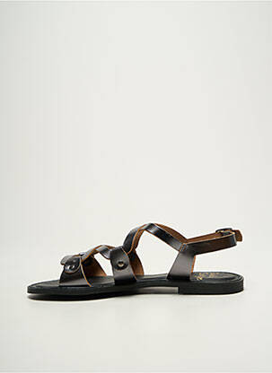 Sandales/nu pieds chiquet talon plat jusqu'à 3cm argent STUDIO SCARPE femme