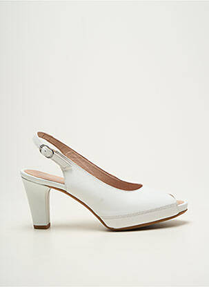 Escarpins fermeture boucle(s) talon de 7 à 9cm blanc DORKING femme