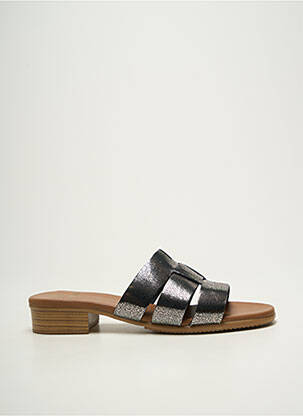 Mules/Sabots argent STUDIO SCARPE femme