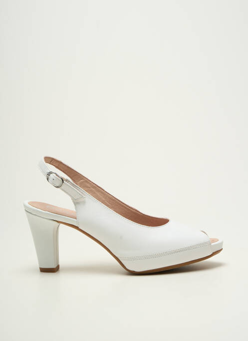 Escarpins fermeture boucle(s) talon de 7 à 9cm blanc DORKING femme