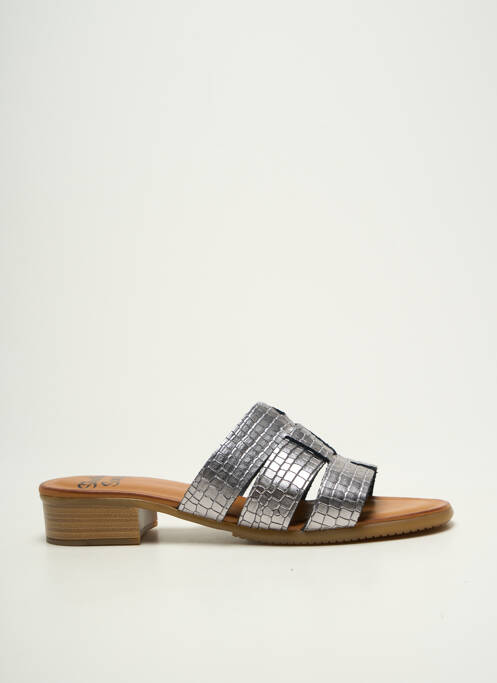 Mules/Sabots argent STUDIO SCARPE femme