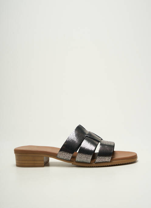 Mules/Sabots argent STUDIO SCARPE femme