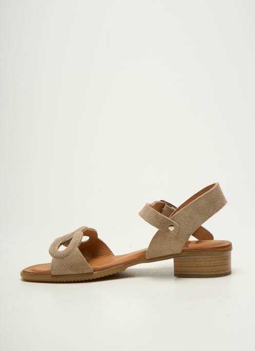 Sandales/Nu pieds beige STUDIO SCARPE femme