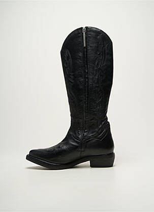 Bottes cubain talon de 4 à 6cm noir GIOSEPPO femme