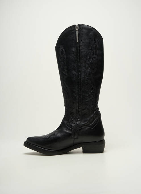 Bottes bout pointu talon de 4 à 6cm noir GIOSEPPO femme