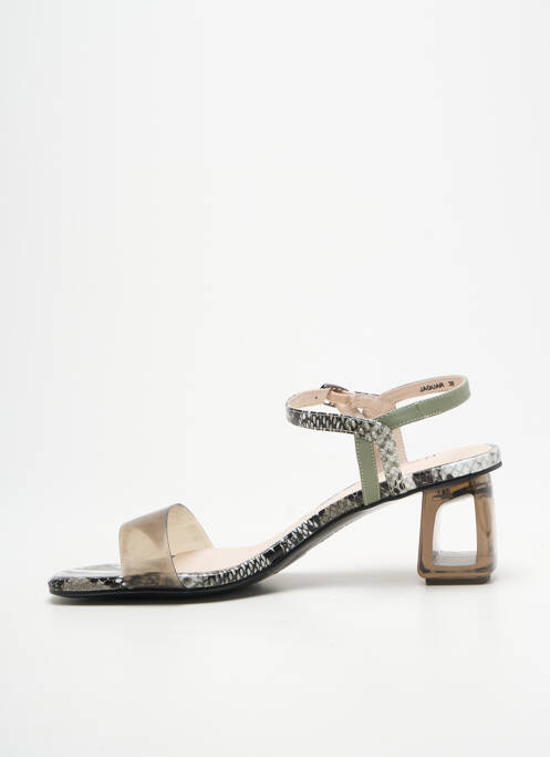 Sandales/Nu pieds vert METAMORF'OSE femme