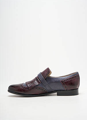 Mocassins tissage satiné talon plat jusqu'à 3cm bleu MELVIN & HAMILTON femme