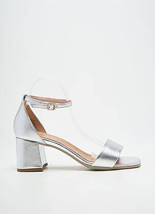 Sandales/Nu pieds argent METAMORF'OSE femme