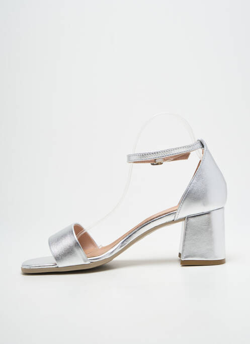 Sandales/Nu pieds argent METAMORF'OSE femme