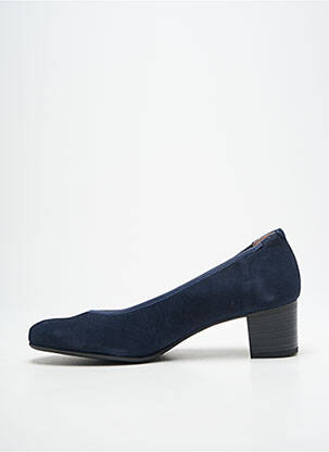 Escarpins talon bottier talon de 4 à 6cm bleu DORKING femme