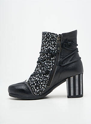 Bottines/boots matière lisse talon de 7 à 9cm noir MACIEJKA OBUWIE femme