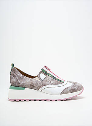 Baskets talon compensé talon de 4 à 6cm gris MACIEJKA OBUWIE femme