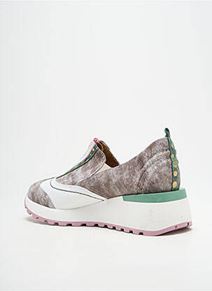 Baskets talon compensé talon de 4 à 6cm gris MACIEJKA OBUWIE femme