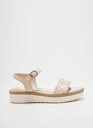 Sandales/nu pieds type de semelle amortissante talon plat jusqu'à 3cm beige TAMARIS femme