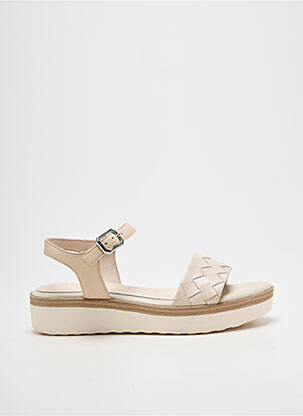 Sandales/nu pieds type de semelle amortissante talon plat jusqu'à 3cm beige TAMARIS femme