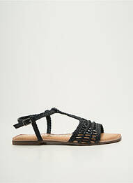 Sandales/nu pieds chiquet talon plat jusqu'à 3cm noir GIOSEPPO femme