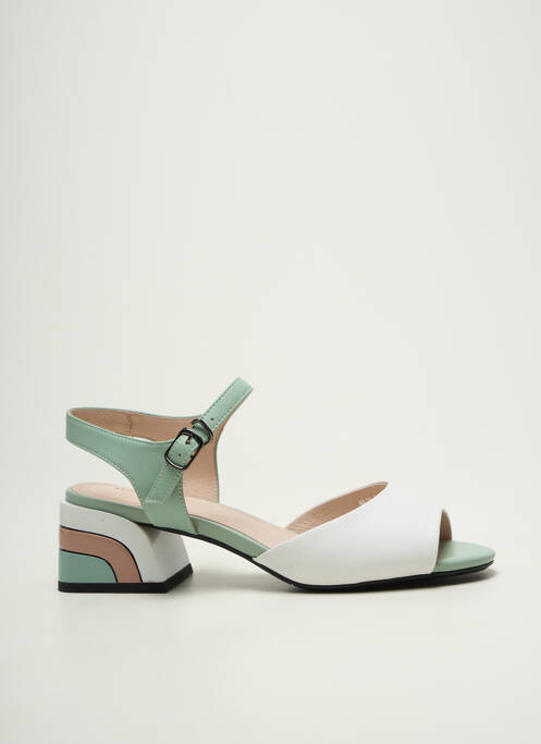 Sandales/Nu pieds vert METAMORF'OSE femme