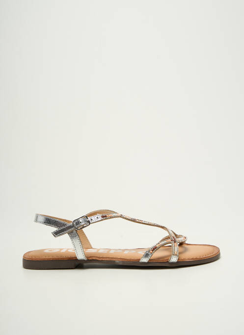 Sandales/Nu pieds argent GIOSEPPO femme