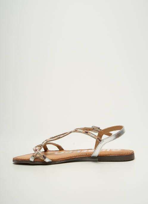 Sandales/Nu pieds argent GIOSEPPO femme
