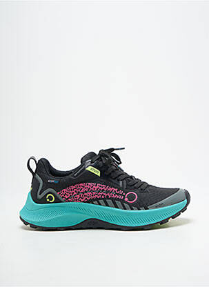 Baskets bout rond talon de 4 à 6cm noir ATOM femme