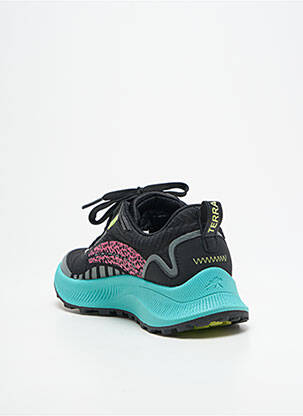 Baskets bout rond talon de 4 à 6cm noir ATOM femme