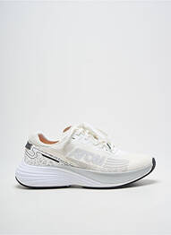 Baskets bout rond talon de 4 à 6cm blanc ATOM femme