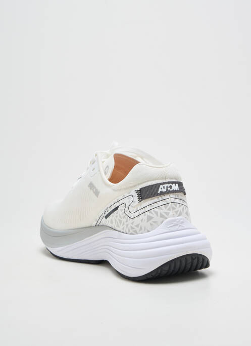 Baskets bout rond talon de 4 à 6cm blanc ATOM femme