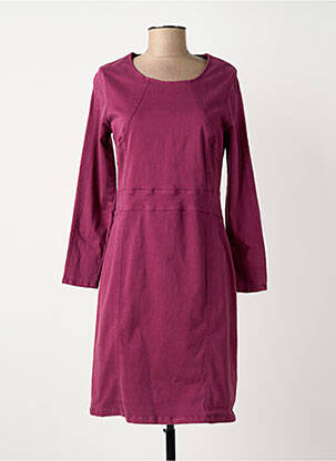 Robe mi-longue manches longues manches longues violet MERI & ESCA femme