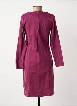 Robe mi-longue manches longues manches longues violet MERI & ESCA femme