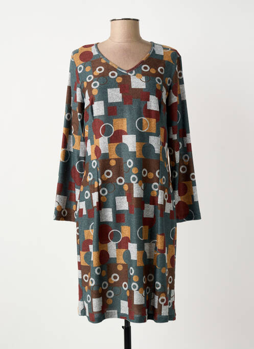 Robe mi-longue bleu MERI & ESCA femme