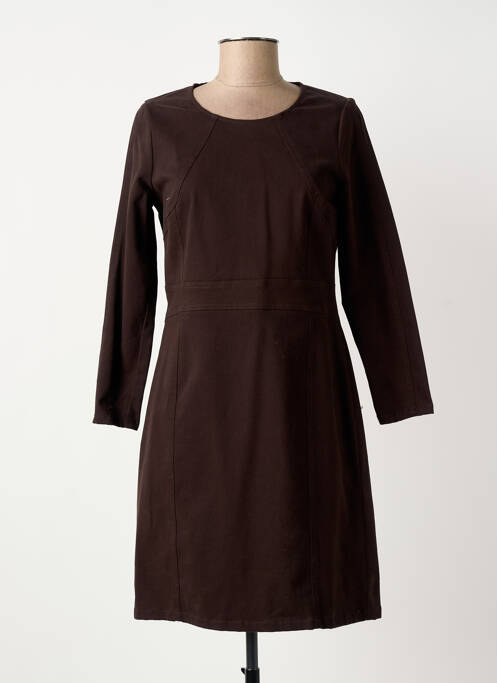 Robe mi-longue marron MERI & ESCA femme