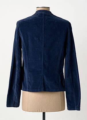 Veste casual col rond bleu GREGORY PAT femme