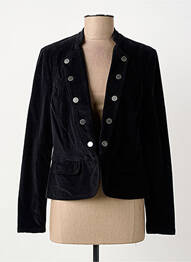 Veste casual col rond noir GREGORY PAT femme