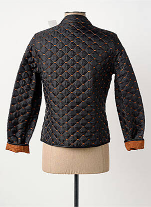 Veste casual col rond noir GREGORY PAT femme