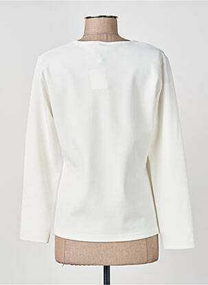 Top stretch manches longues blanc GUY DUBOUIS femme