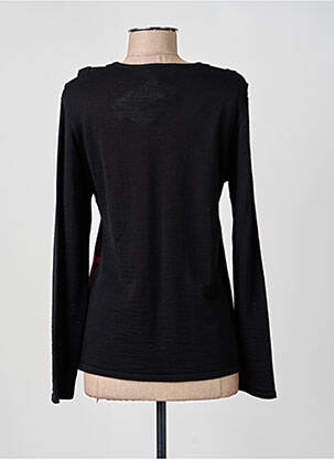 Pull coupe cintrée manches longues noir MERI & ESCA femme