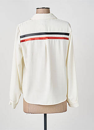 Chemisier coupe cintrée manches longues beige GUY DUBOUIS femme