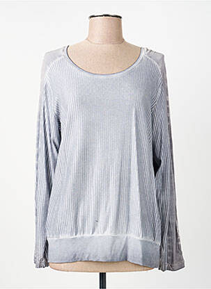 T-shirt manches longues manches longues gris MERI & ESCA femme