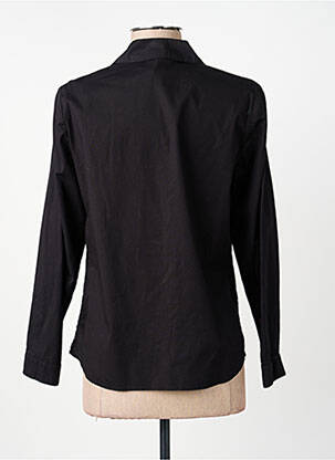 Chemisier coupe cintrée manches longues noir MERI & ESCA femme