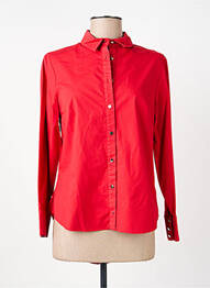 Chemisier coupe cintrée manches longues rouge MERI & ESCA femme