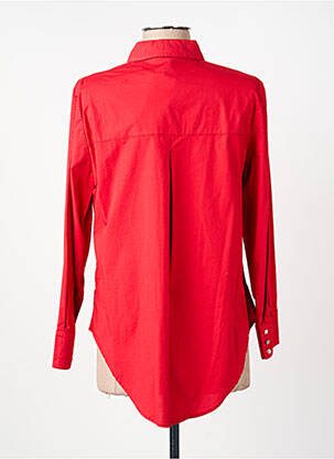 Chemisier coupe cintrée manches longues rouge MERI & ESCA femme